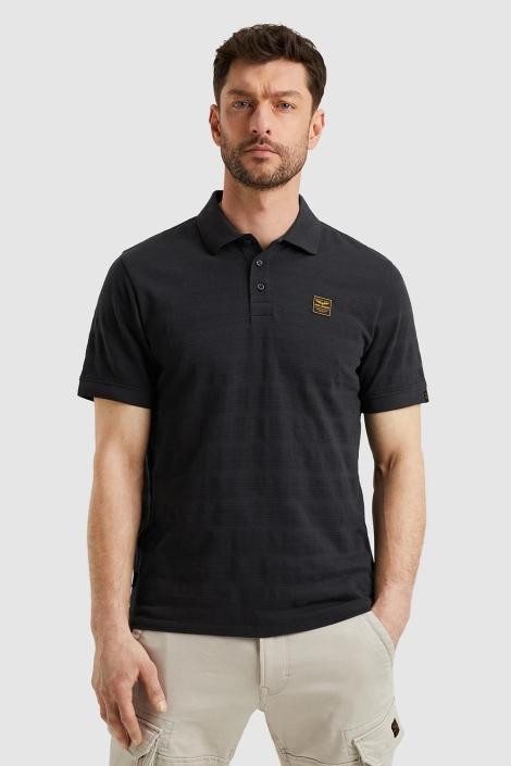 PME legend short sleeve polo jacquard jersey